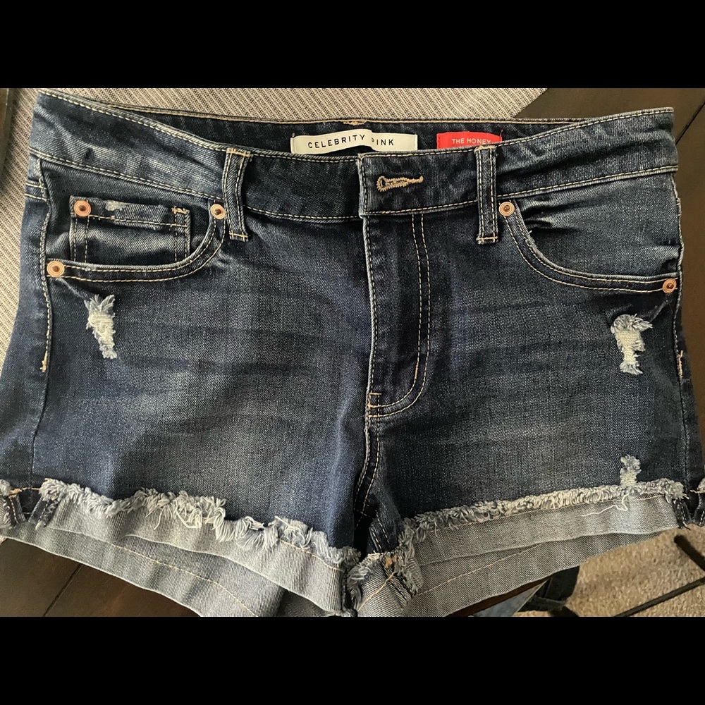 Celebrity Pink Jean Shorts